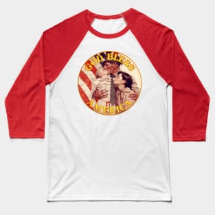 God Bless America with Family Baseball T-Shirt